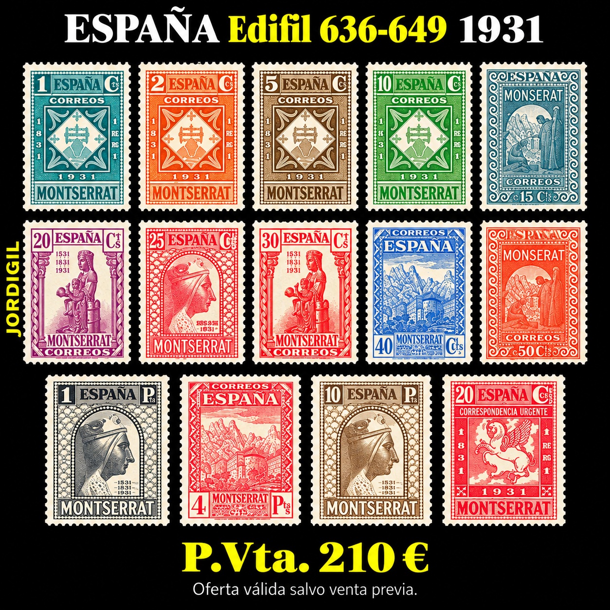 España · Edifil 636-649